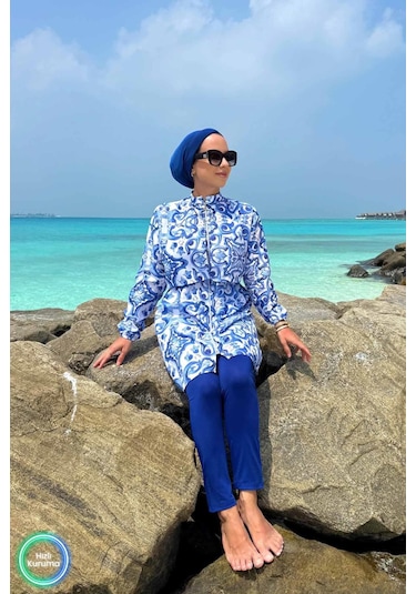 Kahijab Sea Tesettür Mayo Mavi