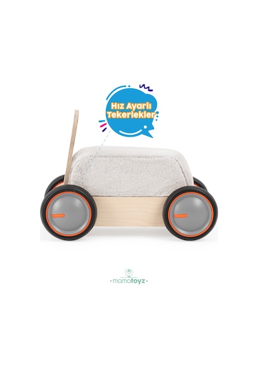 Driveme Soft Ayı Figürlü Yürüteç - Bin Sür - Oyuncak Deposu