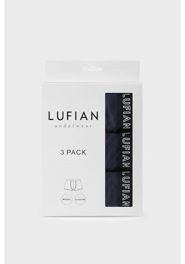 Lufian Mark 3 Adet Erkek Modal Boxer Lacivert Lacivert 111080035100200 Lacivert