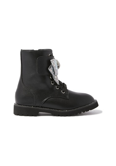 Kurt Geiger Çocuk Kensington Fiyonk Botlar Siyah