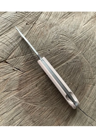 Dmr 4116n Çakı Özel Çelik Çakı Cep Çakısı Kamp Çakısı Klipsli Carbon 19cm Bej