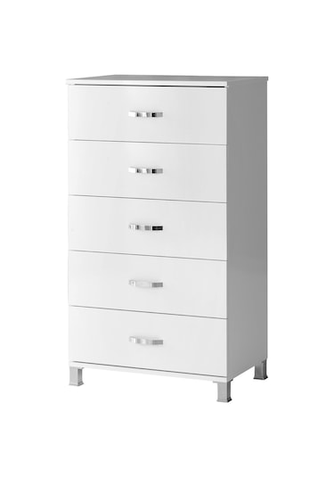 Buket Yüksek 5 Çekmeceli Şifonyer 73x45x125 Demonte 001