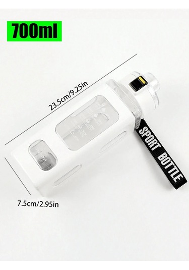 1 Adet Beyaz 700 Ml Spor Su Şişesi, Taşınabilir Damlatmaz Bardak. Dış Mekan, Whıte 0,9 L Whıte