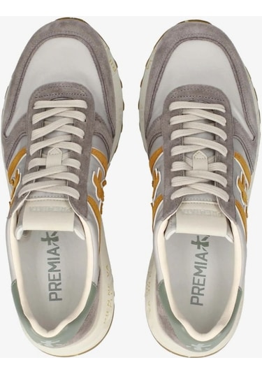 Premiata Sneakers Lander 7201 Açık Gri - Turuncu