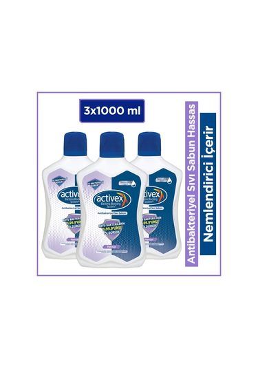 Activex Hassas Sıvı Sabun 3 x 1 L