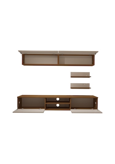 Decoraktiv Eko 5 Mdf Dvd Tv Ünitesi Tv Sehpası Ceviz - Beyaz