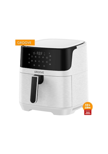 Groove Max XXL 7L 1800W WiFi Smart Airfryer Air Fryer Yağsız Sıcak Hava Fritözü Beyaz