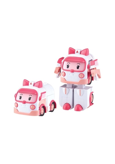 Polı Mrt-0651 Robocar Transforming Robot Figür Amber -necotoys Standart
