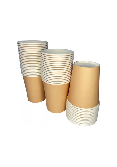 Dom Remi Kahve İçin 350 Ml 50 Adet Tek Kullanımlık Kağıt Bardak 233091196 100 adet