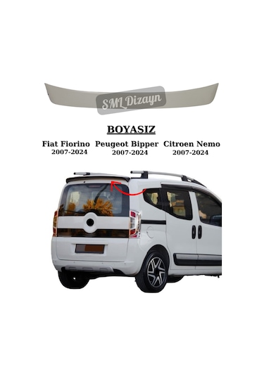Fiorino-bipper-nemo Bagaj Üstü Tavan Spoiler-spoyler-çıta-kanat