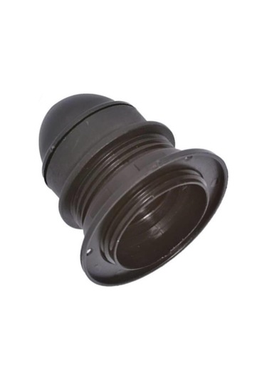 Duy Bakalit E-27 Yarım Diş, Siyah