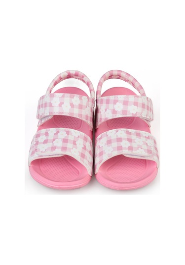 Civil Girls Papatya Baskılı 26-32 Numara Sandalet - Pembe