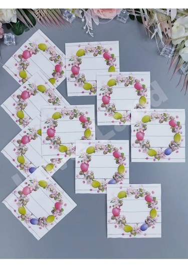 Love Land Paskalya Çelengi İçin 20 Adet Kağıt Mendil 33 33 Cm 152340606 Pembe