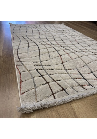 Luxess Halı Sunset 1171 Gri Modern Yumuşak Makine Halısı Çok Renkli
