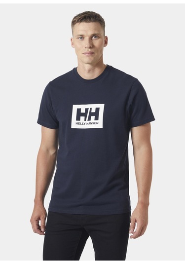 Helly Hansen Hh Box 2.0 Erkek T-shirt-29787 Lacivert