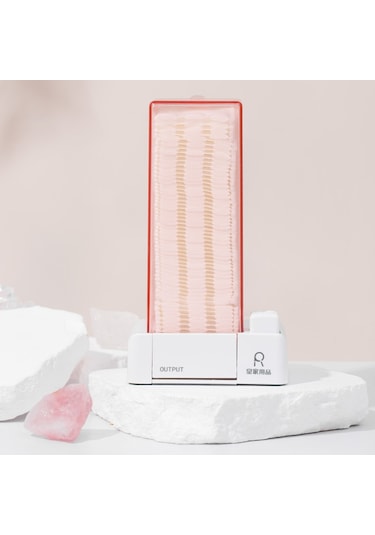 Cbtx Royal Supplıes Otomatik Pamuklu Ped Dispenseri Duvara Monte Saklama Kutusu - Beyaz