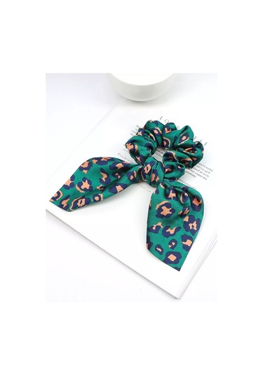 Proshik Leopar Zümrüt Saç Lastiği 242573242 Leopar