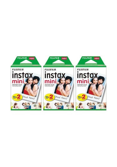 Fujifilm Instax Mini 9 için 20'li Film 3'lü Paket 60 Poz