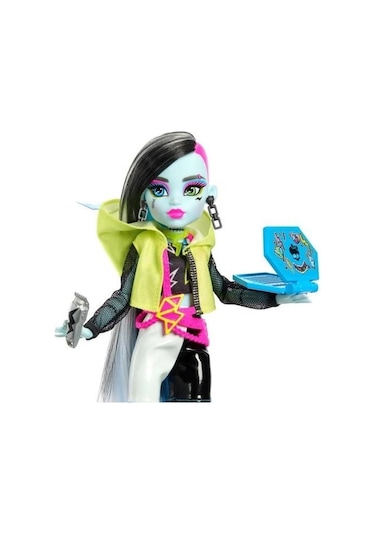 Monster High Neon Frights Bebekler - Frankie Stein HNF79
