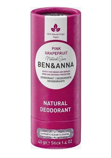 Ben & Anna Natural Deostick Pink Grapefruit 40 Gr