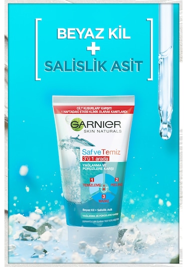 Garnier Saf & Temiz 3ü 1 Arada Temizleme Jeli 150 ML