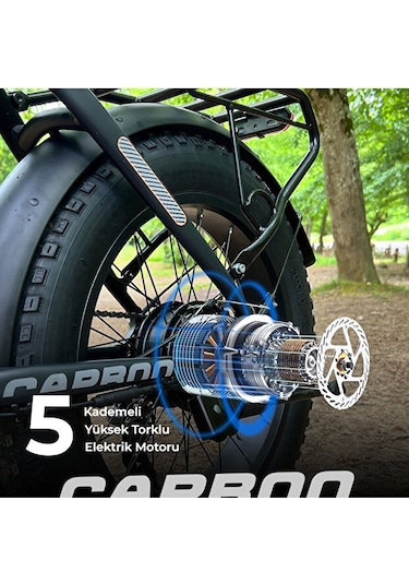 OLA Electrofold EFD1 Carbon Design Katlanabilir Elektrikli Bisiklet 20”