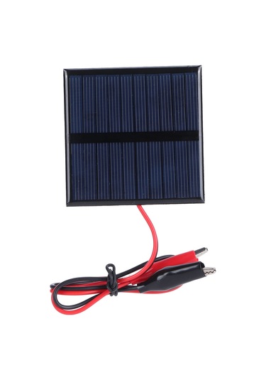 Hangfox 0.7w 5v Polikristal Güneş Paneli - 3.7v-5v Pil Şarjı İçin, Ev Projeleri Ve Bilimsel Çalışmalar İçin Uygun Depolama Fonksiyonu Yok