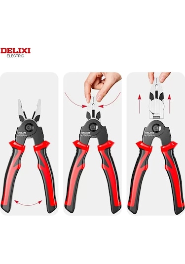 Conventions1 Elektrik 5-in-1 Çok Fonksiyonlu Pense Seti,