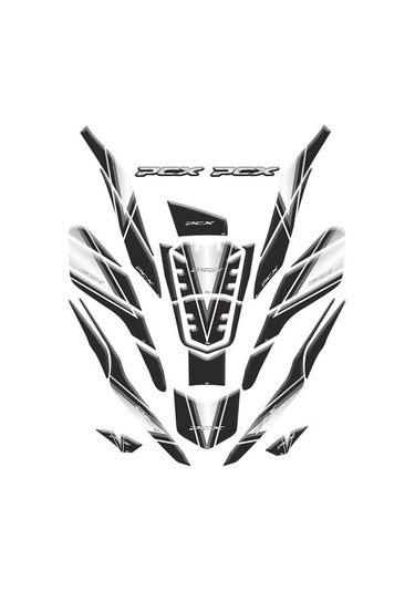 Gogo Tank Pad 004 Siyah-gri 26 Parça Honda Pcx 125 2021-2023