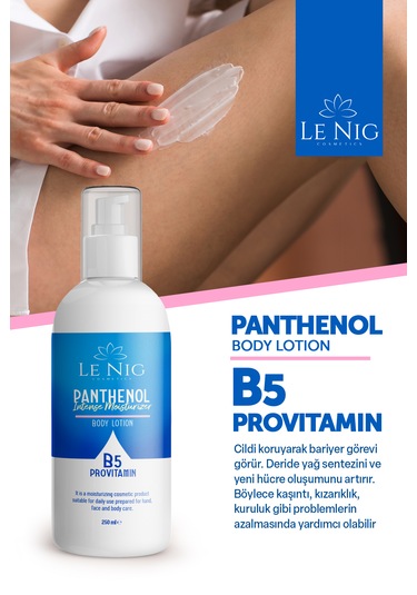 Le Nig Panthenol & B5 Provitamin Nemlendirici Vücut Losyonu 250 ML