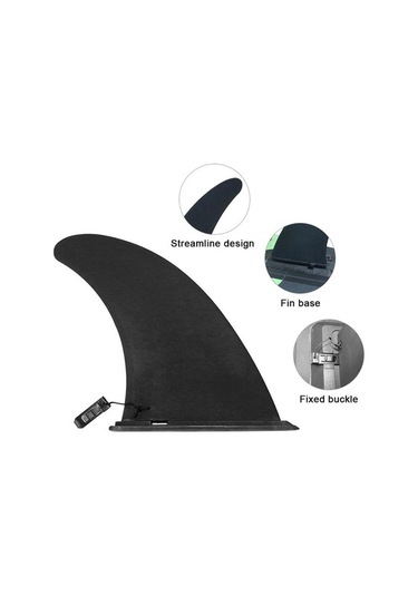 Diğer 9 İnç Kayık Takip Yüzgeci Ayrılabilir Slayt Merkezi Fin Sörf Tahtası Fin Kayık Kano Tekne İçin