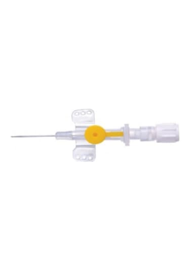 Galena Branül Sarı İntraket IV Kanül 24 G 100 Adet + Unipore 5 M x 5 CM Flaster