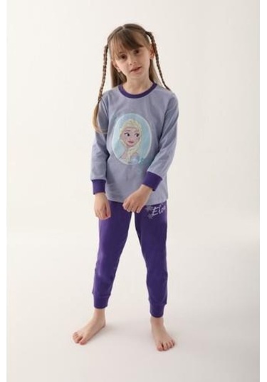 Frozen Kız Çocuk İkili Takım Açık İndigo