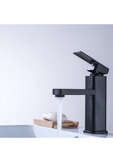 Maoyaya Su Karıştırıcı Musluk, İnox Sıcak Soğuk Su Karıştırma Musluğu Tek Kısımlı İnox