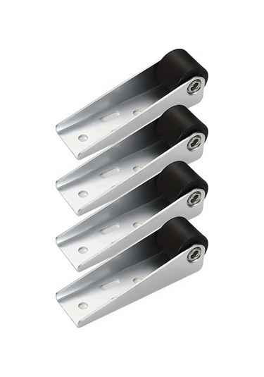 Topnotch 4 Takım Rv Mobilya Kapama Tekerleği Kayar Ray Makarası Universal Destek