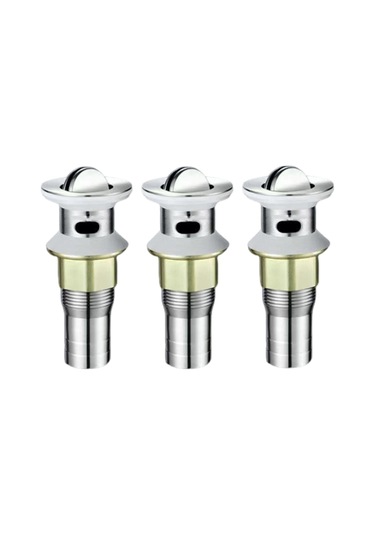 Suntek 3 Parça Lavabo Gider Tıkacı Silikon Conta Sağlam Stil C