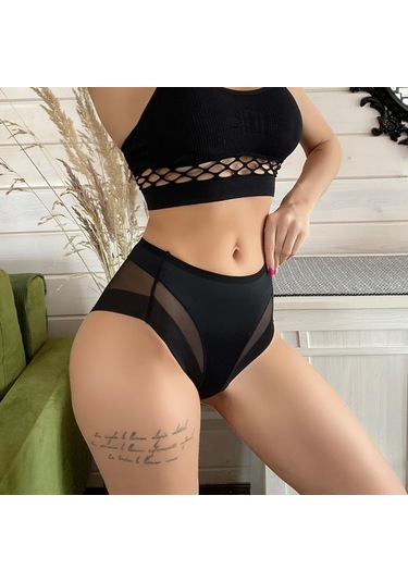 Bej Dikişsiz Nefes Örgü Intimates Vücut Şekillendirici Külot Yüksek Bel Shapewear Elastik Intimates Zayıflama Korse İç Çamaşırı Bej