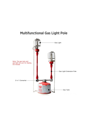 Shineyee Lixada Uzun Siyah Alüminyum Alyuminyum Fener Uzatma Çubuğu 21.5cm Çok Renkli