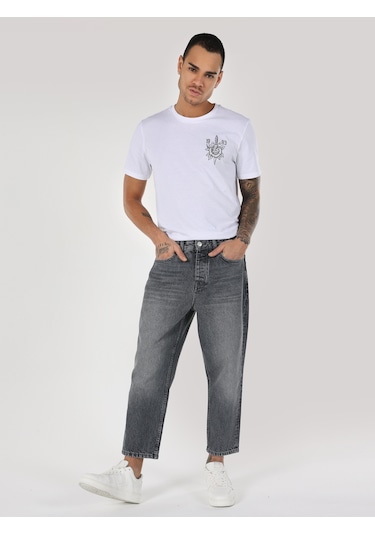 Colin's 057 Milas Loose Relaxed Fit Gri Erkek Pantolon CL1062424_Q1.V1_DN42462