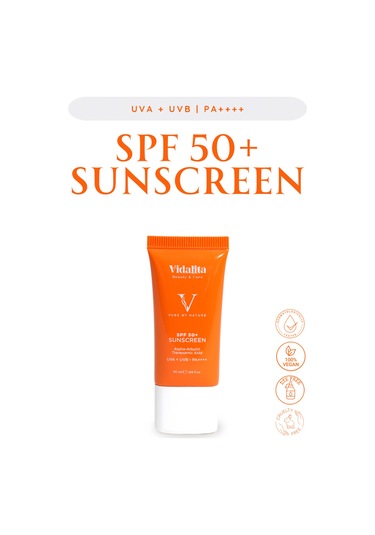 Vidalita Beauty & Care Alpha-Arbutin & Tranexamic Acid Güneş Koruyucu Krem SPF50+ 50 ML
