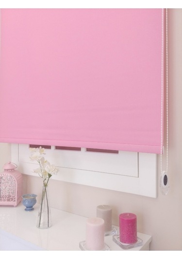 Venassa Pembe Stor Zebra Güneşlik Perde