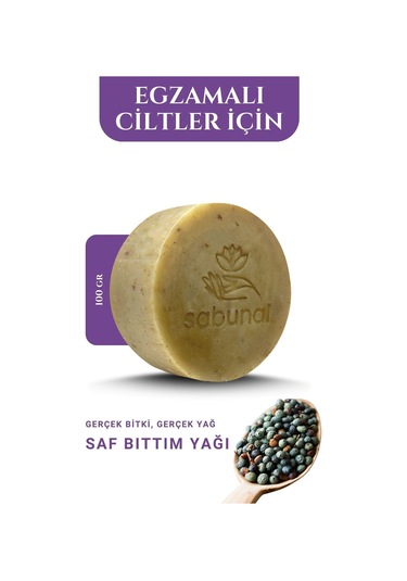 Sabunal Bıttım Sabunu 5 Adet - Cilt Sorunlarına Yönelik - Yoğun Doğal Saç ve Cİlt Bakım Sabunu