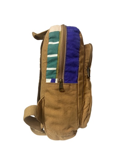 Kaliteli Renkli Vintage Salaş Disayn Günlük Sırt Gezi Okul Seyahat Çantası 28 Cm X 37 Cm Mavi
