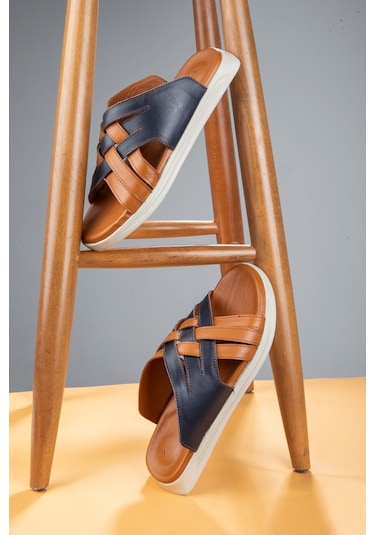 Croes Hakiki Deri Erkek Terliği, Hakiki Deri Terlik, Ortopedik Taban Terlik, Hafif Deri Terlik Taba