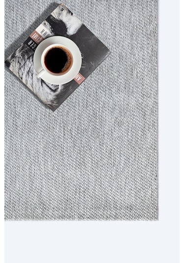 Elit Premium Sisal Jut Halı 1016 - Antrasit Hasır Dokuma Gri-krem Gri - Krem