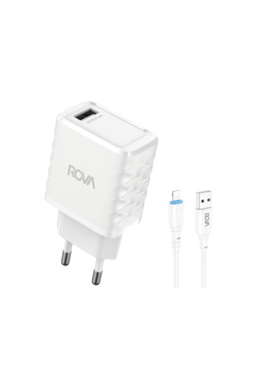 Rova Sb114l A Giriş 2.4a A-l İphone Uyumlu Kablolu Şarj Başlığı 12w