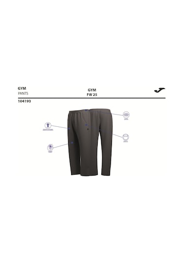 Joma 104193.181 Core Erkek Outdoor Pantolon Gri Gri