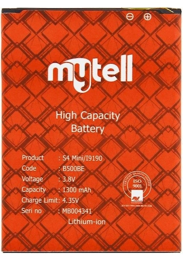 Mytell I9190 Galaxy S4 Mini İle Uyumlu B500be Mbt-01 Batarya