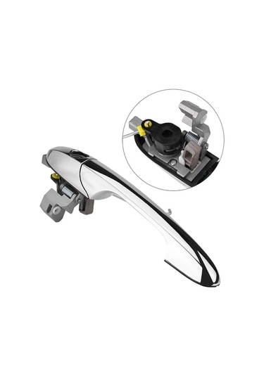 Fiat 500 2 İçin 1 Adet Sol Sürücü Tarafı Dış Dış Kapı Kolu