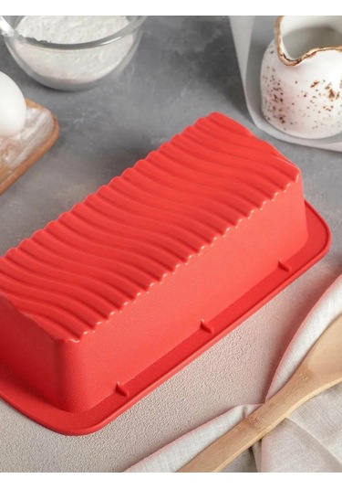 Fınky Ekmek Pişirme Silikon Kalıbı 387870638 KIrmızı
